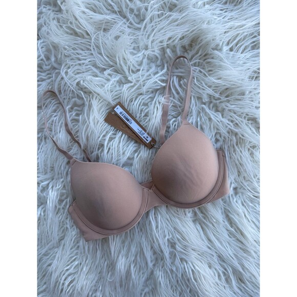Skims Fits Everybody T-Shirt Bra Clay Size 32C - Picture 3 of 7